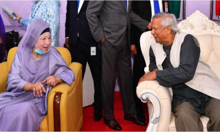 জন্মদিনে খালেদা জিয়াকে শুভেচ্ছা ড. ইউনূসের