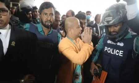 জন্মাষ্টমীর শোভাযাত্রায় ‘চিন্ময় দাসের মুক্তি চাই’ স্লোগান, ৬ তরুণ আটক