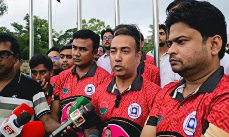 রাজশাহী বিশ্ববিদ্যালয় স্টেডিয়ামের উন্নয়ন কাজ করবে বাফুফে: তাবিথ আউয়াল