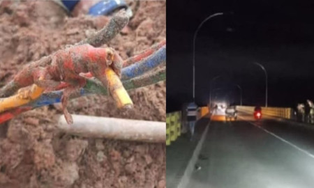 উদ্বোধনের পরদিনই মাওলানা ভাসানী সেতুর ক্যাবল চুরি, অন্ধকারে যান চলাচল 