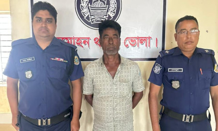 অবৈধভাবে বাংলাদেশে প্রবেশের অভিযোগে ভোলায় ভারতীয় নাগরিক আটক