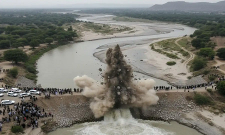 বন্যা আশঙ্কায় তীররক্ষা বাঁধ উড়িয়ে দিলো পাকিস্তান