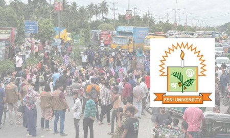 ভিত্তিপ্রস্তর স্থাপনের মধ্য দিয়ে স্থায়ী ঠিকানার পথে ফেনী ইউনিভার্সিটি 