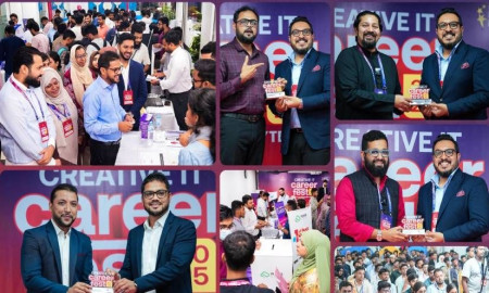 ক্রিয়েটিভ আইটি ক্যারিয়ার ফেস্ট: চাকরি, নেটওয়ার্কিং ও অনুপ্রেরণার মিলনমেলা