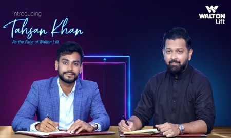 ওয়ালটন লিফটের ব্র্যান্ড অ্যাম্বাসেডর হলেন তাহসান খান