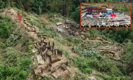 কেএনএর ঘাটিতে মিলল আগ্নেয়াস্ত্রসহ নানান সরঞ্জাম, ফায়ারিং রেঞ্জ দখল সেনাবাহিনীর