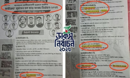 সূর্যসেন থেকে নির্বাচিত হয়ে বিজয় একাত্তর হলের জন্য কাজ করতে চায় ছাত্রদলের প্যানেল!