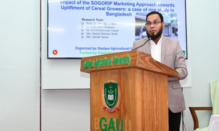 উন্নত কৃষি বিপণন ব্যবস্থা ছাড়া কৃষকের সার্বিক উন্নয়ন সম্ভব নয়: গাকৃবি ভিসি