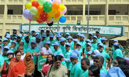 শেরেবাংলা কৃষি বিশ্ববিদ্যালয়ের ২৪তম প্রতিষ্ঠাবার্ষিকী উদযাপন
