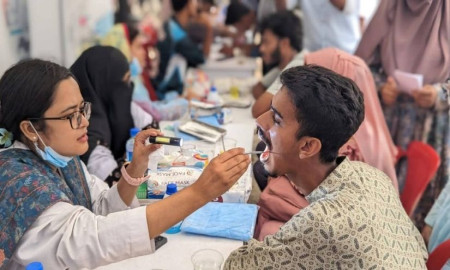 রাবিতে দুই দিনব্যাপী ফ্রি হেলথ ক্যাম্প অনুষ্ঠিত 