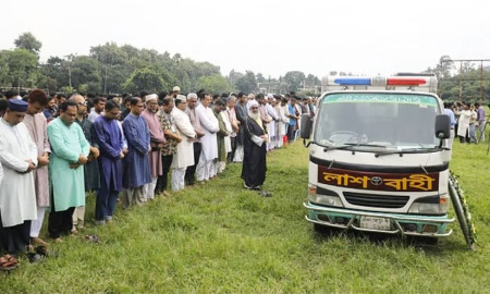 জাবিতে শিক্ষিকা জান্নাতুল ফেরদৌসের শেষ বিদায়