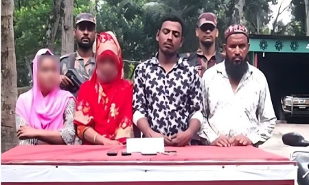 শার্শা সীমান্তে ভারতে অনুপ্রবেশকালে নারী-পুরুষ আটক