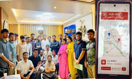 ঢাবির বিভিন্ন রুটে বাসের লাইভ ট্রাকিং অ্যাপের কার্যকারিতা যাচাই