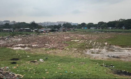 কালশীর ১৬ বিঘা আয়তনের মাঠ দখল করছে কে?