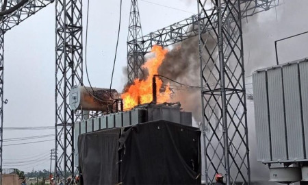 গ্রিড লাইনে আগুন, বিদ্যুৎহীন পুরো জেলা