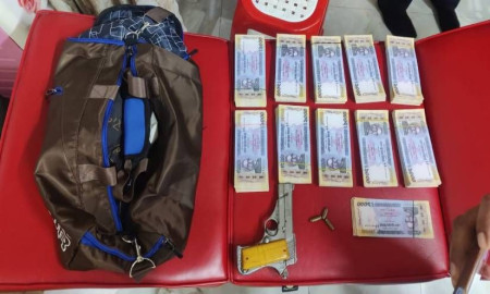 বিউটি পার্লার থেকে জাল টাকা ও পিস্তল উদ্ধার, আটক ৩