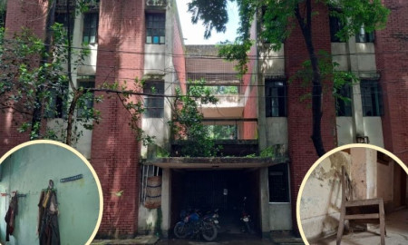 জুলাই বিক্ষোভে ভাঙচুরের পর এখনও তালাবদ্ধ তিতুমীরের আঁখি হল