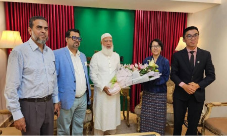 জামায়াত আমীরের সঙ্গে ভুটানের রাষ্ট্রদূতের সৌজন্য সাক্ষাৎ