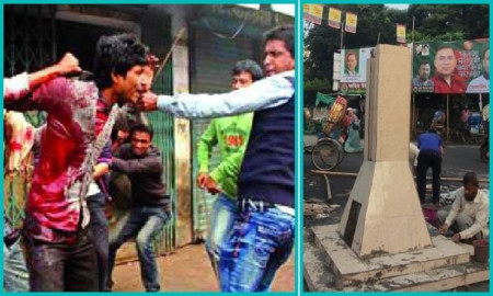 ছাত্রলীগের হাতে প্রকাশ্যে কুপিয়ে হত্যার শিকার সেই বিশ্বজিৎ দাসের স্মরণে হচ্ছে স্মৃতিস্তম্ভ