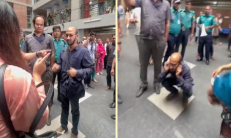 বিশ্ববিদ্যালয়ের গেইটে দাঁড়িয়ে ছাত্রীদের ছবি ধারণ, যুবককে কান ধরে উঠবস, অতঃপর...