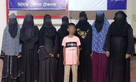 পাচারকারীদের গোপন আস্তানা থেকে ৮ নারী ও শিশু উদ্ধার