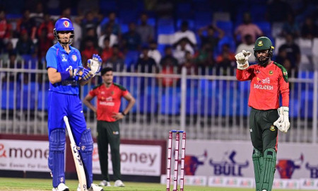 বাংলাদেশকে চ্যালেঞ্জিং লক্ষ্য দিল আফগানিস্তান