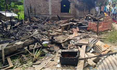 কলাপাড়ায় ভয়াবহ অগ্নিকাণ্ডে ভস্মীভূত তিন দোকান