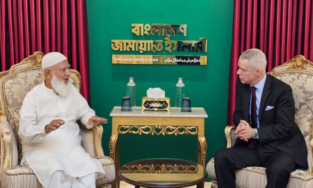 জামায়াত আমিরের সঙ্গে সুইজারল্যান্ডের রাষ্ট্রদূতের সৌজন্য সাক্ষাৎ