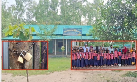 চাঁদা না দেওয়ায় স্কুলে তালা দিলেন স্বেচ্ছাসেবক দল নেতা