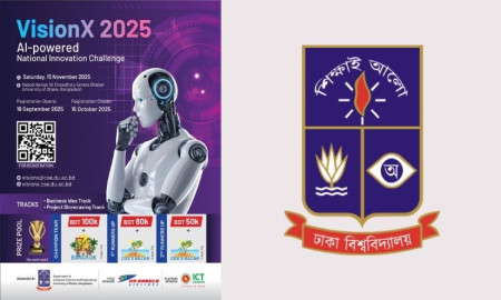 দেশে প্রথমবারের মতো এআই ভিত্তিক প্রতিযোগিতা ঢাবিতে, থাকছে লাখ টাকা পুরস্কার ও বিদেশ ভ্রমণ