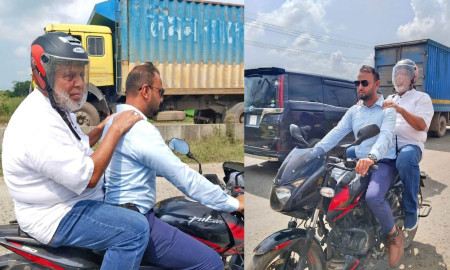 যানজটে আটকা গাড়ি, বাধ্য হয়ে মোটরসাইকেলে চড়ে সড়ক পরিদর্শনে পৌঁছালেন উপদেষ্টা