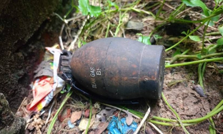 খাগড়াছড়িতে পরিত্যক্ত হ্যান্ড টিয়ার গ্রেনেড উদ্ধার