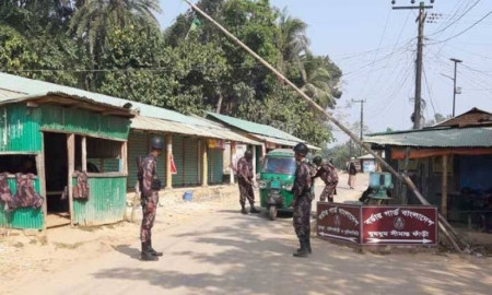 মিয়ানমারের ওপার থেকে ফের গুলির শব্দ