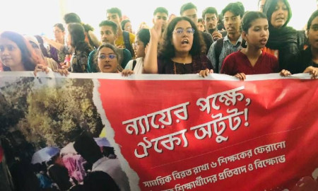 সাদেকা হালিম-জিনাত হুদা-মশিউর-জামালসহ ৬ আওয়ামীপন্থী অধ্যাপকের বিরুদ্ধে ঢাবিতে বিক্ষোভ