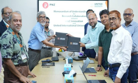 ইউআইইউ-পিএনজেড ইনোভেশনের মধ্যে গবেষণা সমঝোতা স্মারক সই