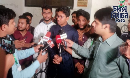 যারাই জয়ী হোক, স্বপ্নের ক্যাম্পাস বিনির্মাণে একসঙ্গে কাজ করব: শিবিরের জিএস প্রার্থী