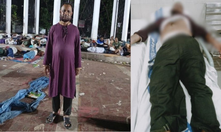 শাহবাগ ব্লকেড কর্মসূচিতে শিক্ষক নেতার স্ট্রোক