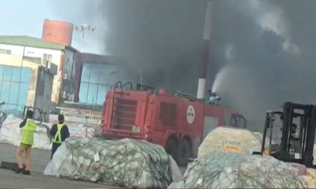 শাহজালাল বিমানবন্দরের একাংশে আগুন