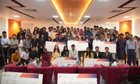 ‘লঞ্চপ্যাড বাই ইউআইএইচপি-ইউআইইউ’ প্রতিযোগীতার দ্বিতীয় সাইকেলের গ্রান্ড ফিনালে অনুষ্ঠিত