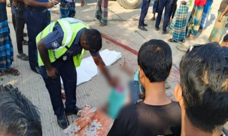 যশোরে ট্রাকচাপায় প্রাণ গেল কৃষকের