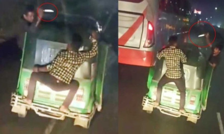 মহাসড়কে চলন্ত অটোরিকশা ছিনতাই চেষ্টা, ছুরিকাঘাতে আহত চালক