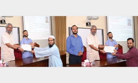 কুবিতে মার্কেটিং বিভাগের দুই গুণী শিক্ষককে গবেষণা প্রণোদনা