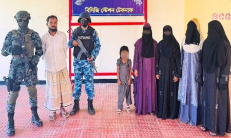 গহিন পাহাড় থেকে চার নারী ও এক শিশু উদ্ধার