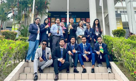 আইএনটিআই ইন্টারন্যাশনাল ইউনিভার্সিটির আমন্ত্রণে এসইউবি শিক্ষার্থীদের আউটবাউন্ড প্রোগ্রাম শুরু