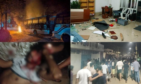 রাতভর দুই বেসরকারি বিশ্ববিদ্যালয় শিক্ষার্থীদের সংঘর্ষ, ধ্বংসস্তূপে পরিণত একটি
