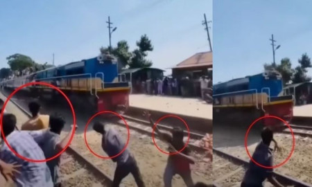 ভৈরবে ট্রেনে পাথর নিক্ষেপের ঘটনায় মামলা, গ্রেপ্তার ৩