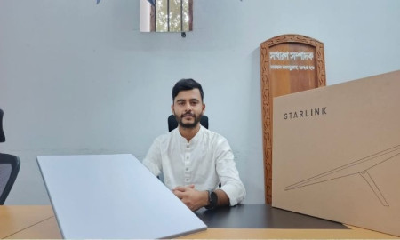 হল সংসদ নেতার উদ্যোগে ঢাবিতে প্রথমবারের মত স্টারলিংক চালু