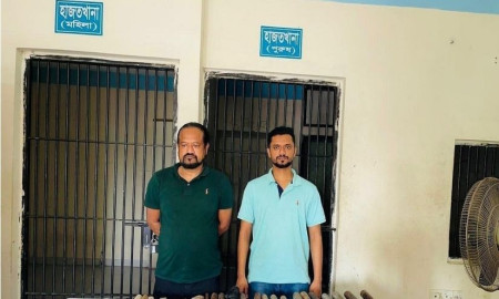 অস্ত্র ও গাঁজাসহ বিএনপি নেতার ভাই-ভাতিজা আটক