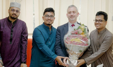 ডাকসু নেতৃবৃন্দের সঙ্গে ইউরোপীয় ইউনিয়নের রাষ্ট্রদূতের সৌজন্য সাক্ষাৎ ও মতবিনিময়