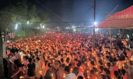 ফাতেমা রানীর তীর্থোৎসব: আলো, প্রার্থনা ও শান্তির আবহে ভক্তদের সমাবেশ